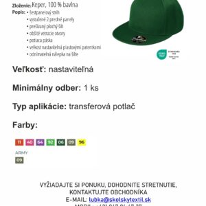 Šiltovka RAP pre dospelých